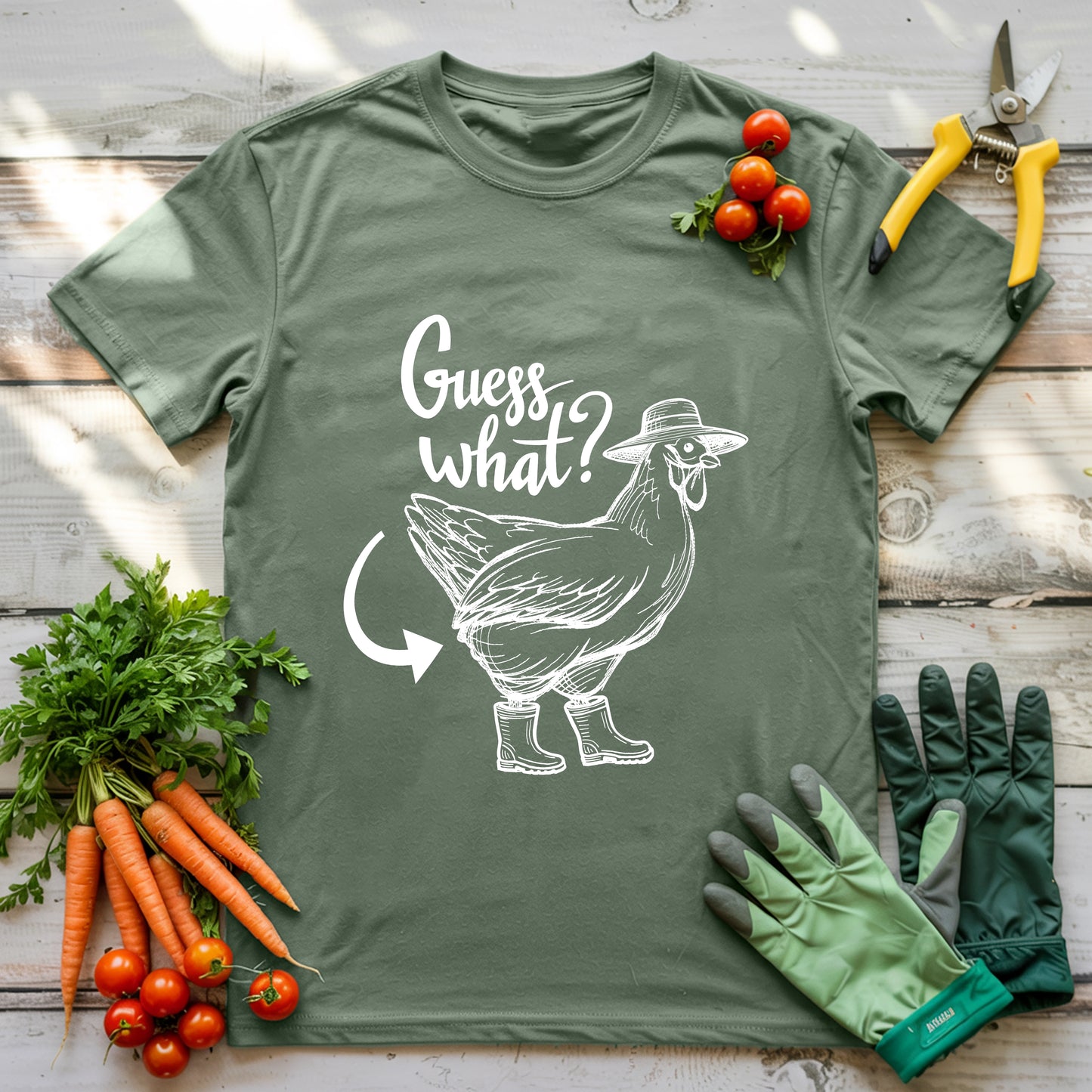 Chicken Butt Guess What T-Shirt