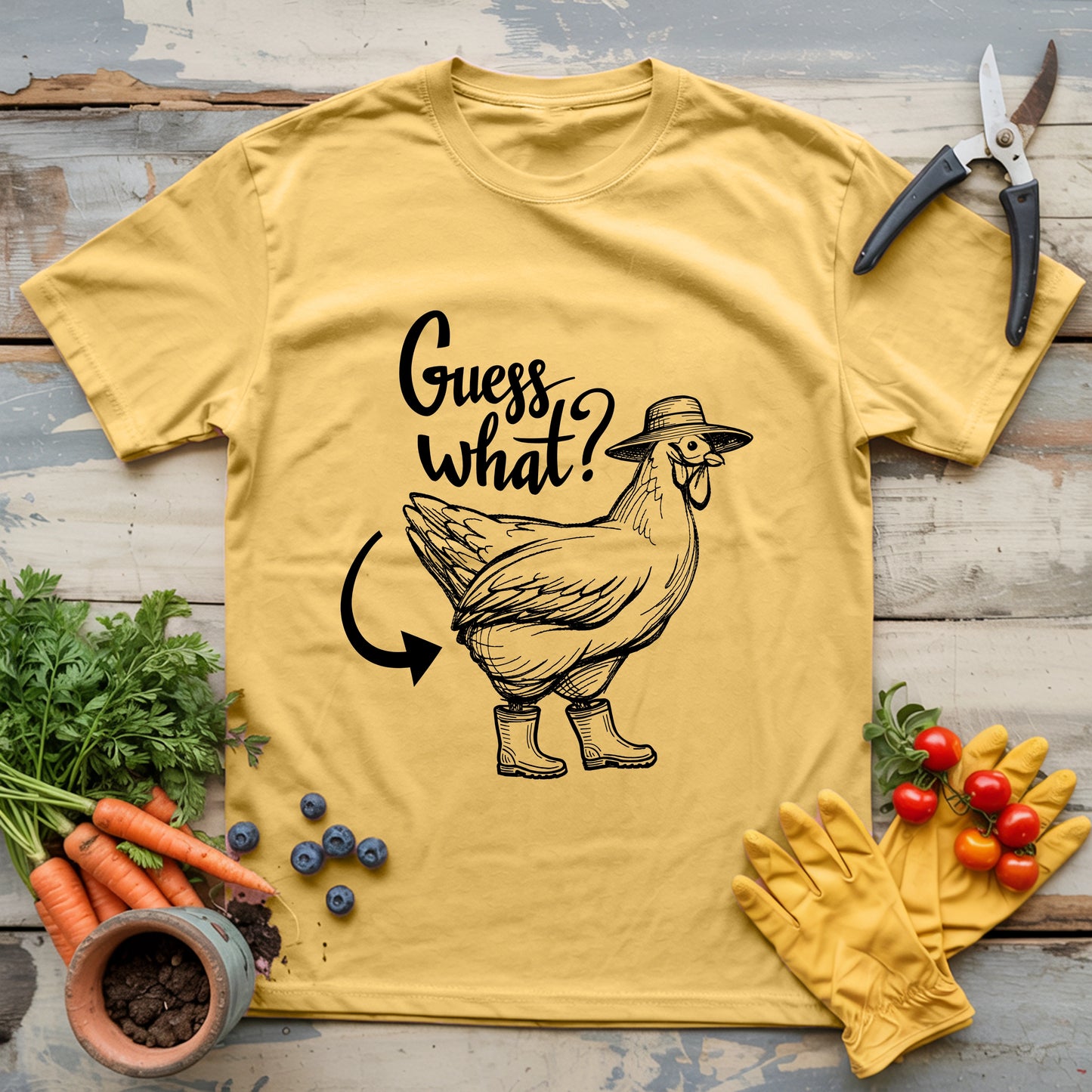 Chicken Butt Guess What T-Shirt