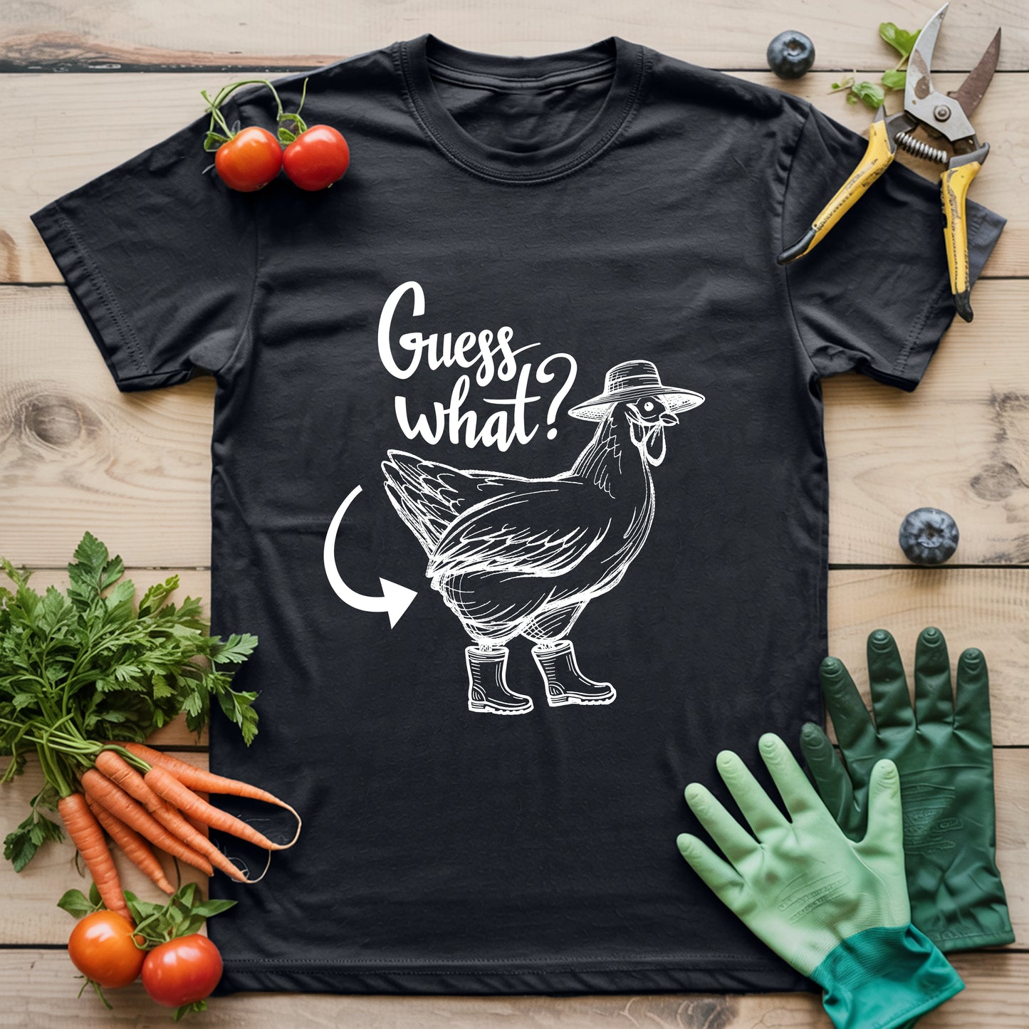 Chicken Butt Guess What T-Shirt