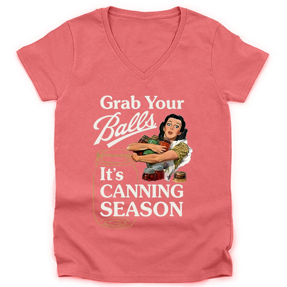 Grab Your Balls Lady V-neck