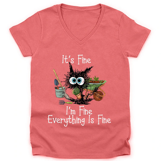 It's Fine Lady V-neck