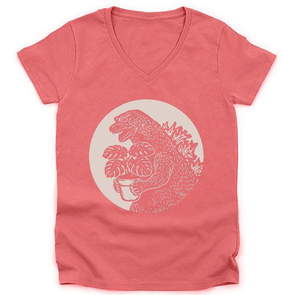 Monsterazilla Lady V-neck