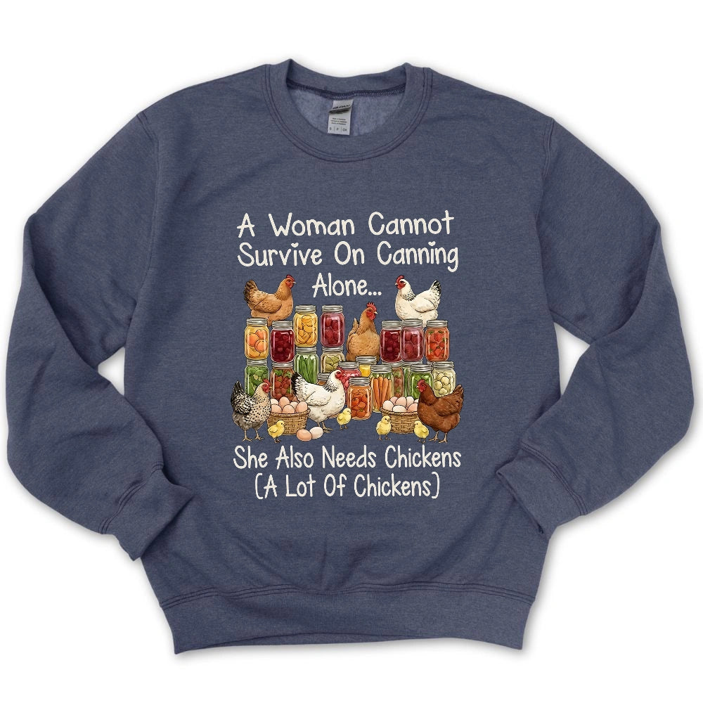 Canning & Chickens Lover Sweatshirt
