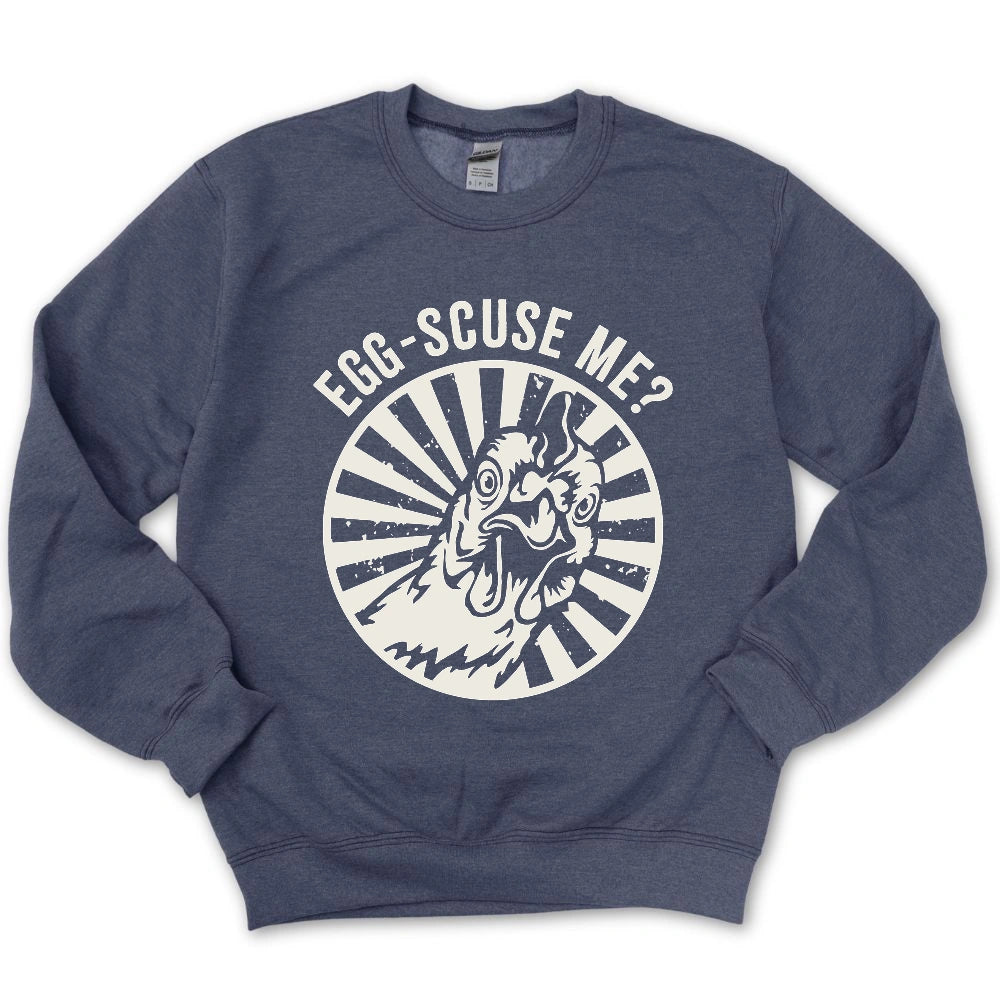 Egg-scuse Me Sweatshirt