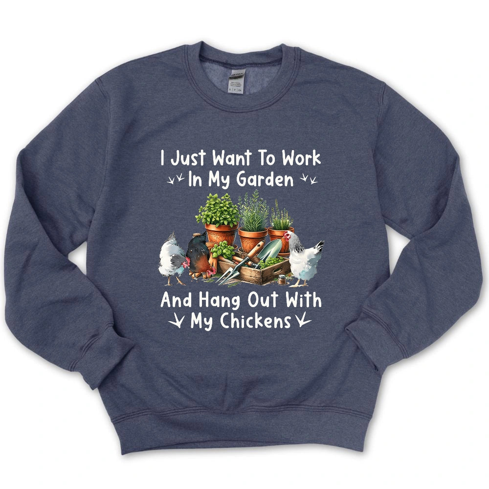 Garden & Chickens Sweatshirt