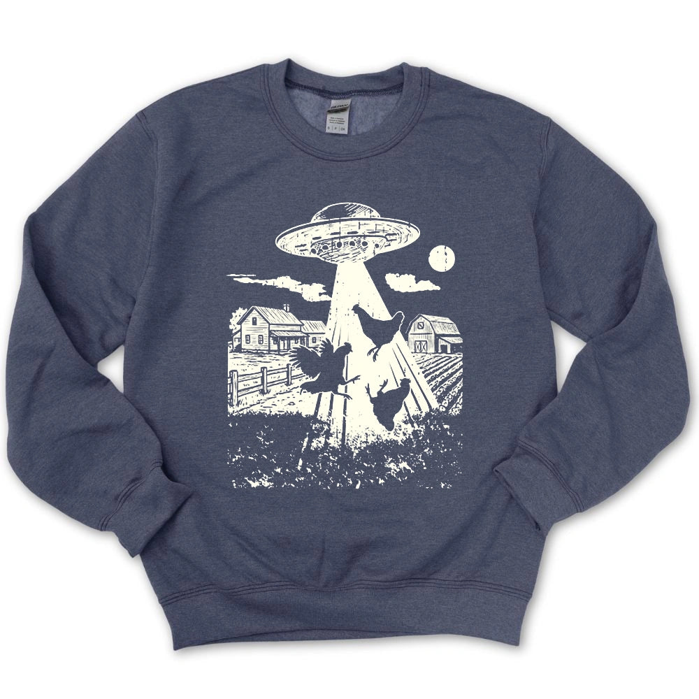 UFO Chickens Sweatshirt