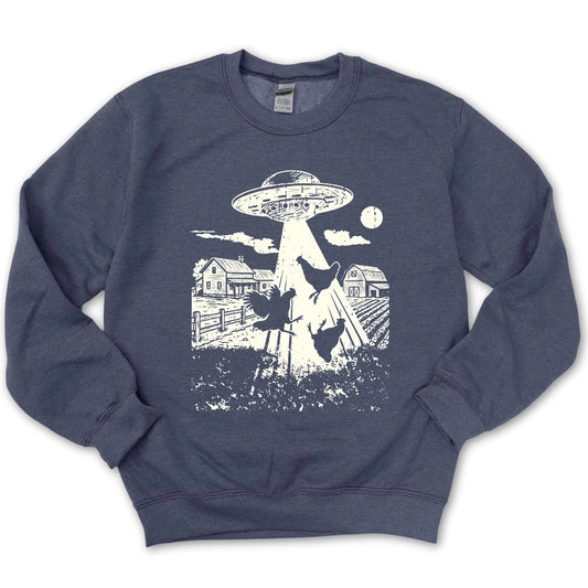 UFO Chickens Sweatshirt