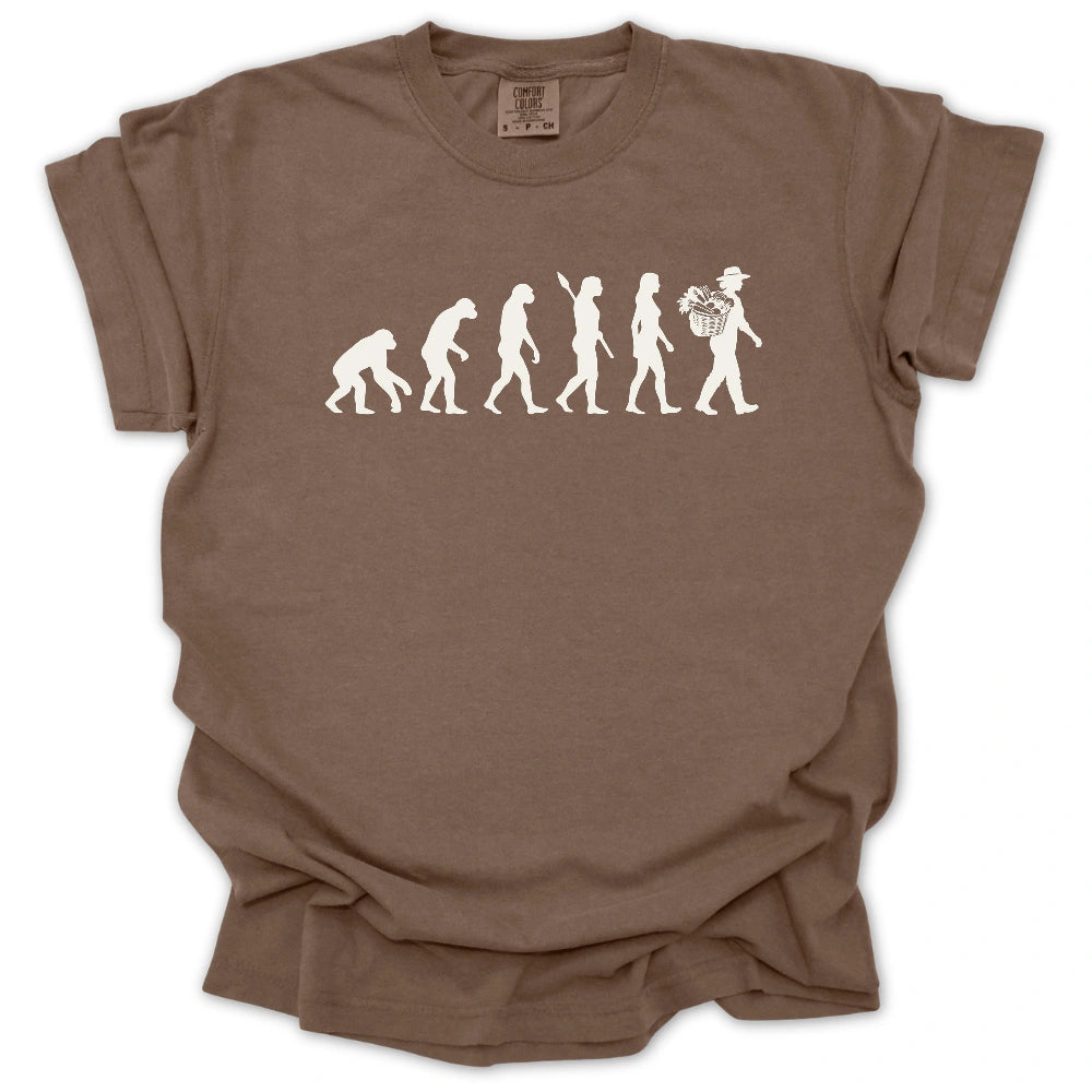 Evolution of the Homestead Woman T-Shirt