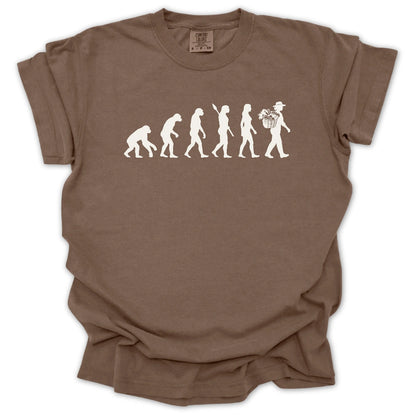 Evolution of the Homestead Woman T-Shirt