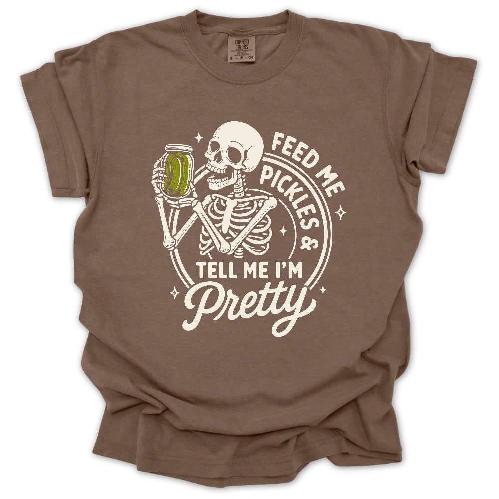 Feed Me Pickles Skeleton T-shirt