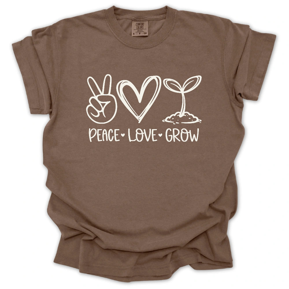 Peace Love Grow T-Shirt