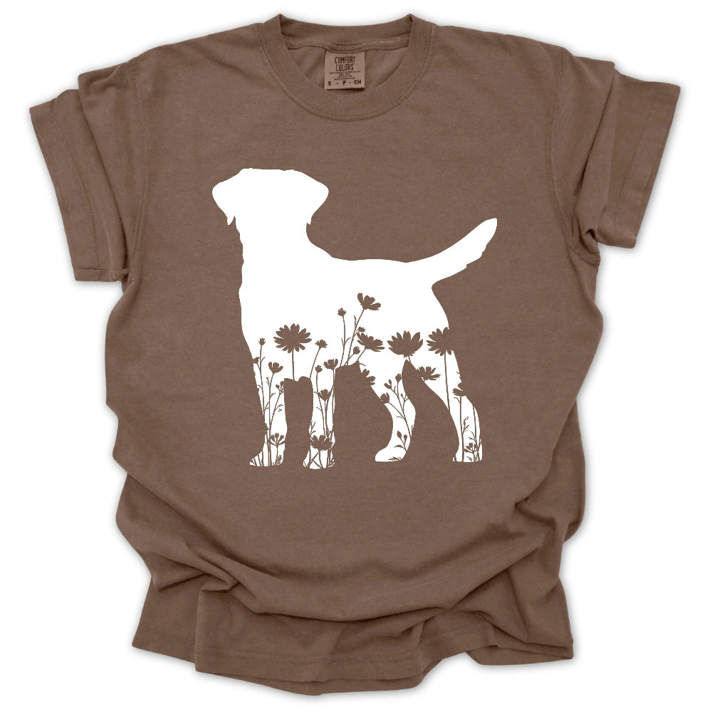 Wildflower Dog T-shirt