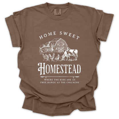 Free Range Kids Homestead T-Shirt
