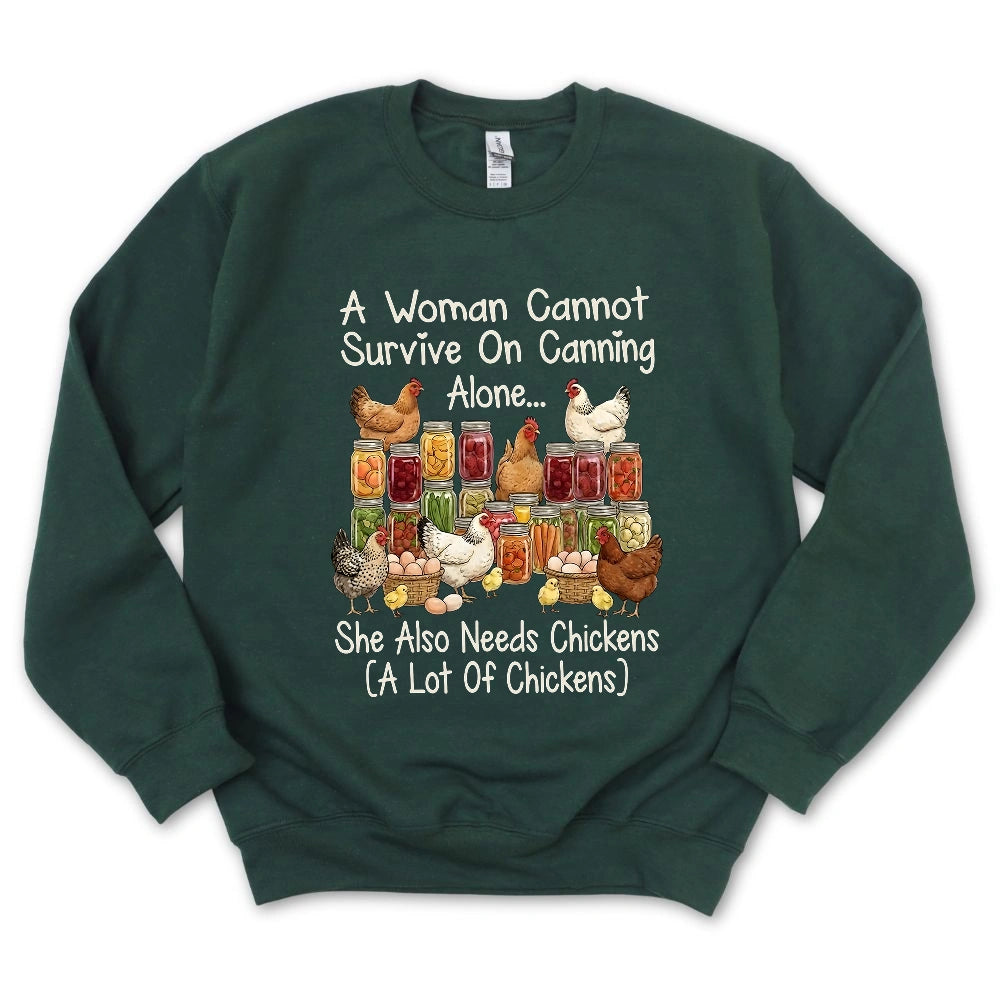 Canning & Chickens Lover Sweatshirt