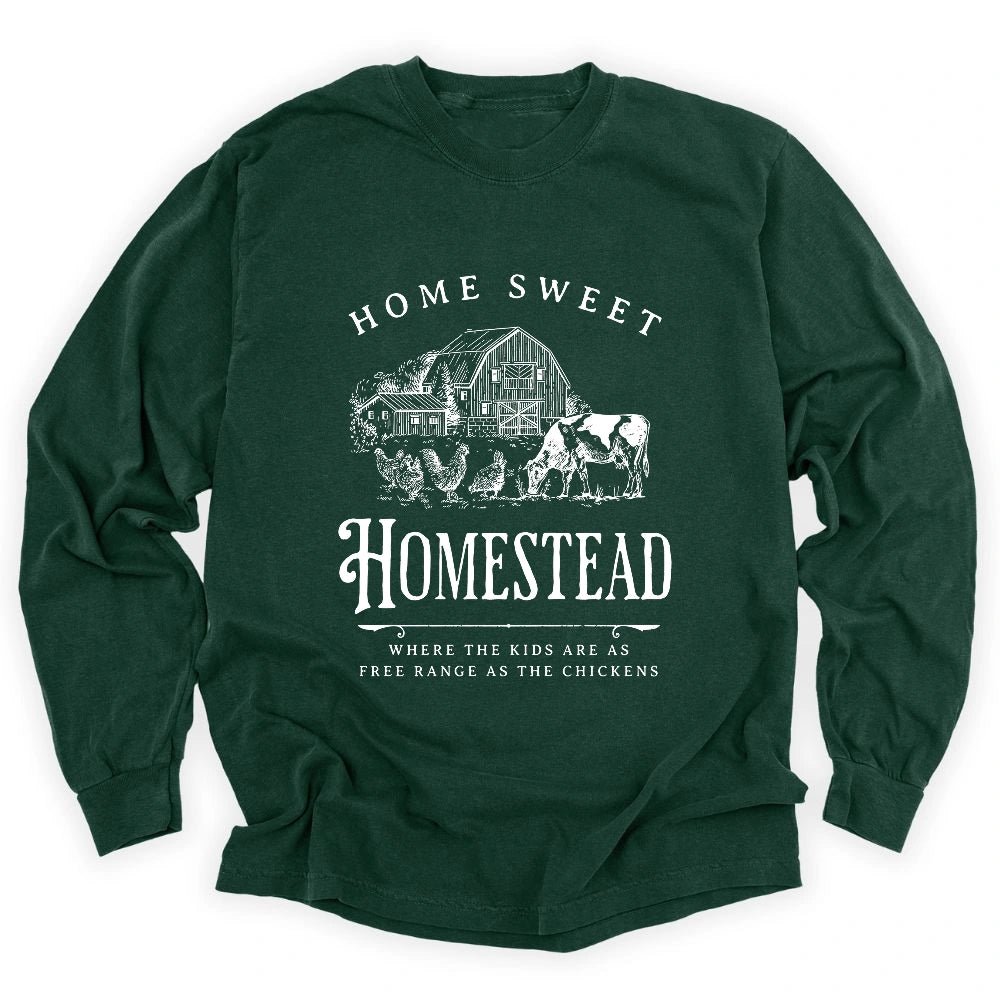 Free Range Kids Homestead Long Sleeve T-shirt