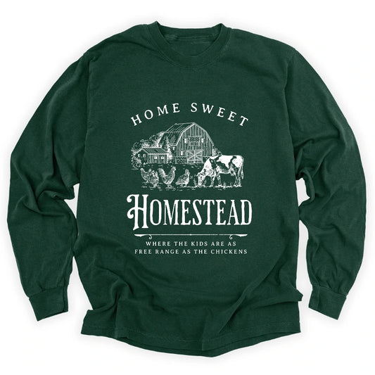 Free Range Kids Homestead Long Sleeve T-shirt
