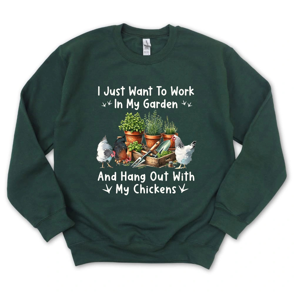 Garden & Chickens Sweatshirt
