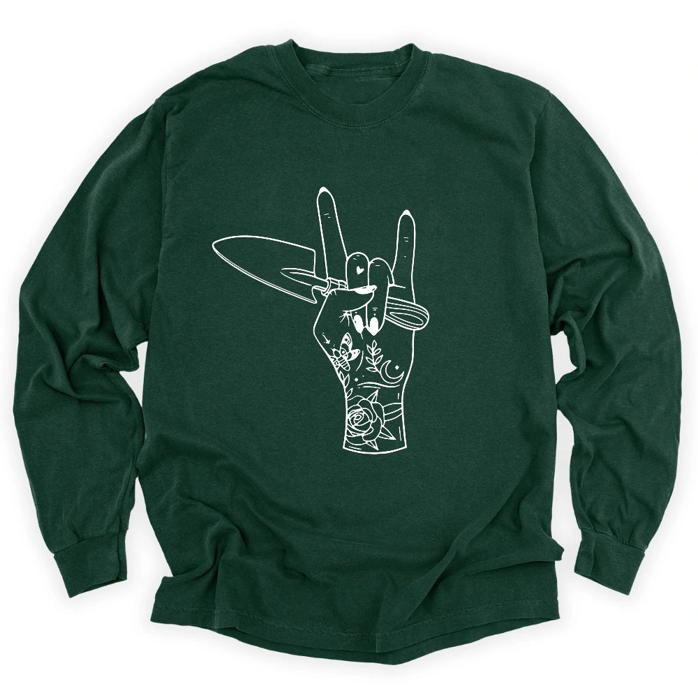 Gardening Rock Long Sleeve T-shirt