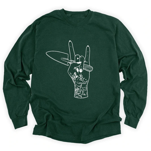 Gardening Rock Long Sleeve T-shirt