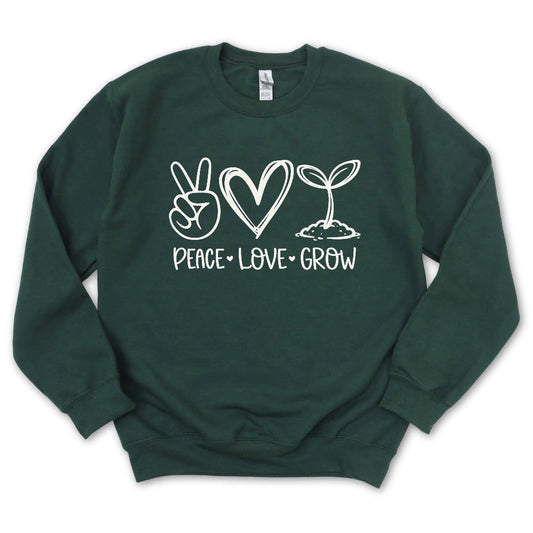 Peace Love Grow Sweatshirt
