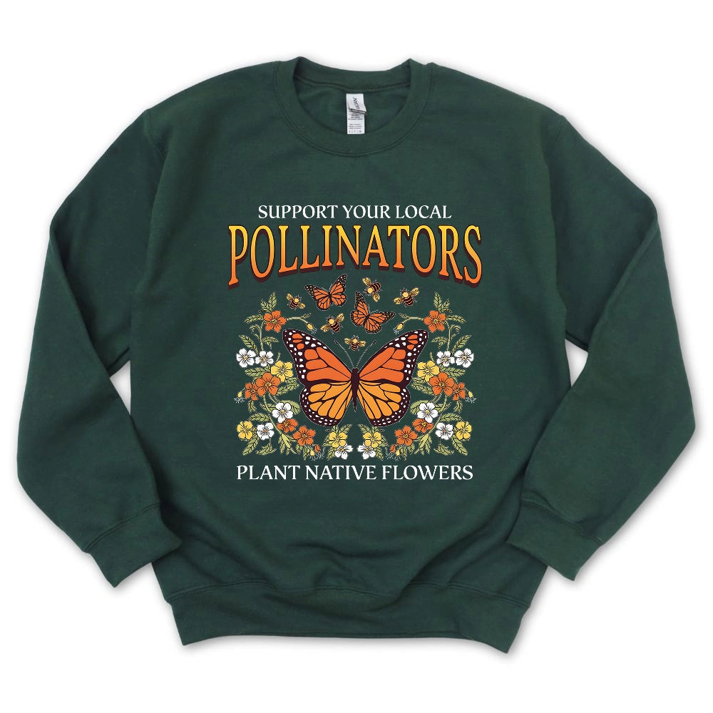 Support Your Local Pollinators Sweatshirt