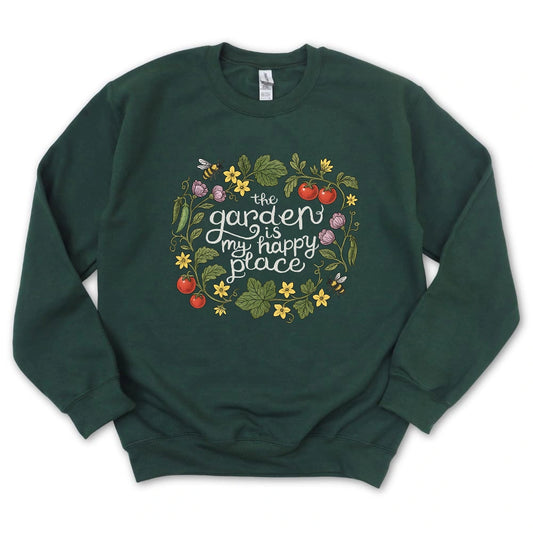 The Garden Is My Happy Place Sweatshirt