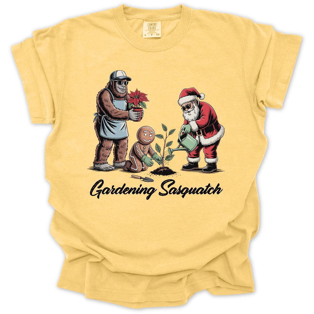 Gardening Sasquatch T-Shirt