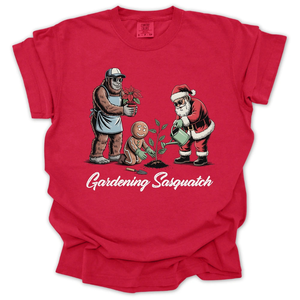 Gardening Sasquatch T-Shirt
