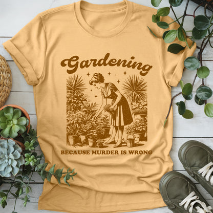 Gardening Not Murder T-Shirt