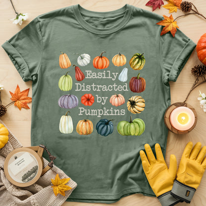 Easily Distracted By Pumpkins T-shirt