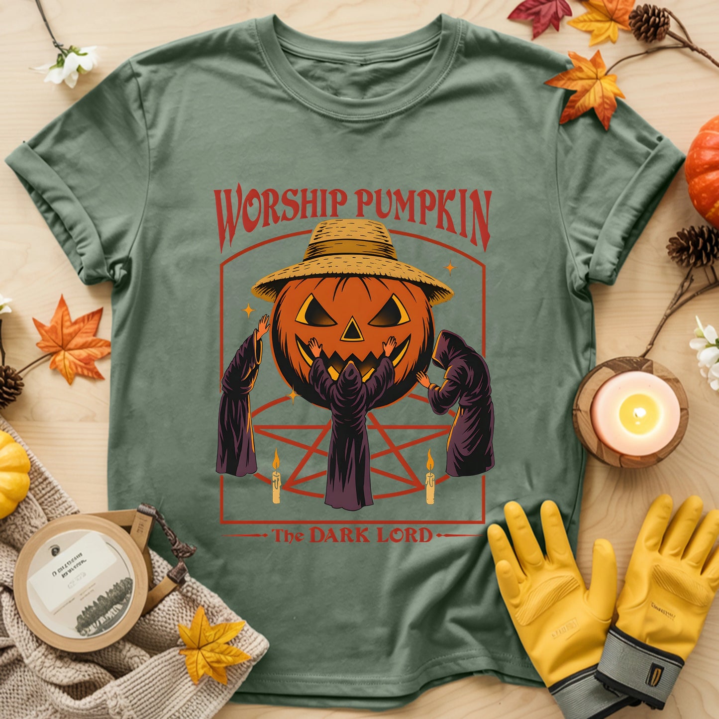 WORSHIP Pumpkin T-shirt