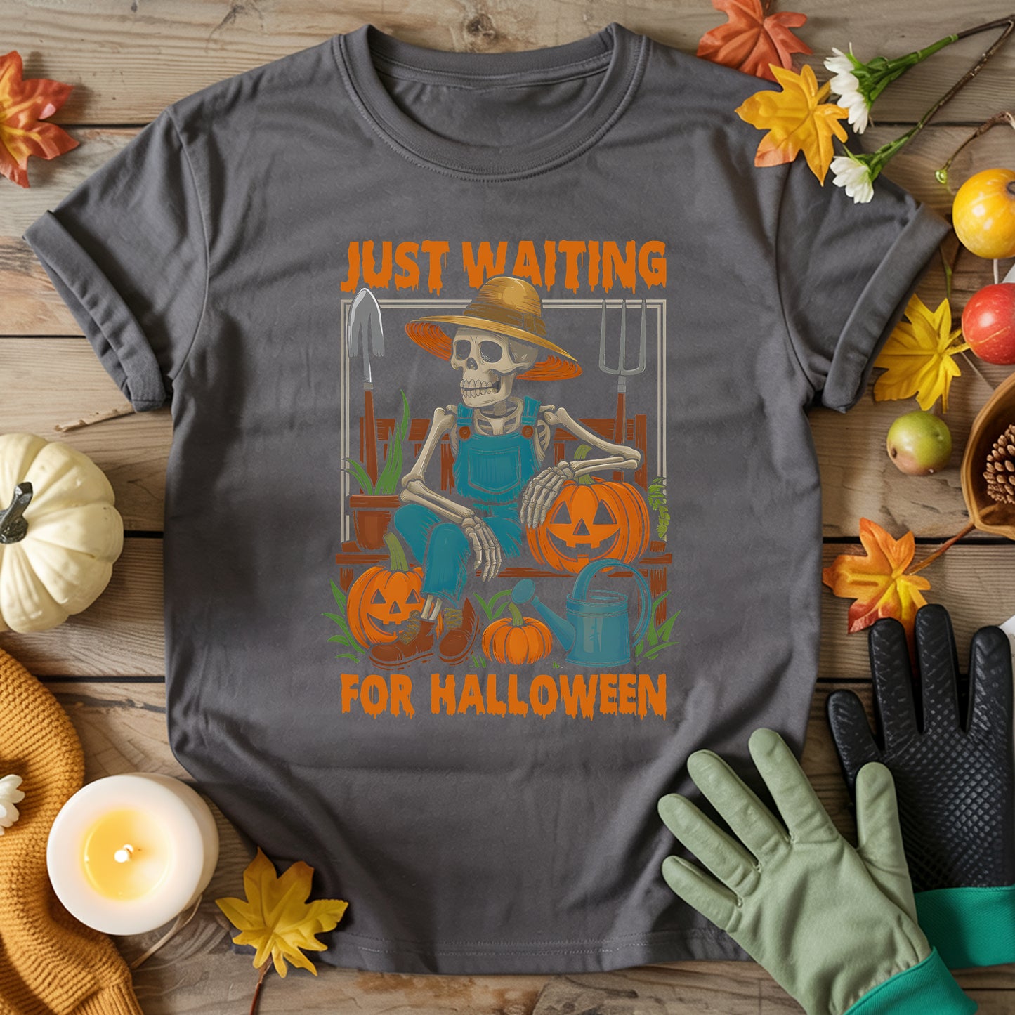 Just Waiting For Halloween T-shirt