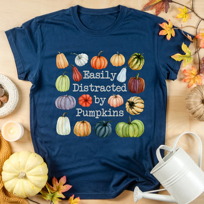 Easily Distracted By Pumpkins T-shirt