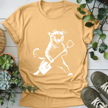 Rock Cat Gardening T-shirt