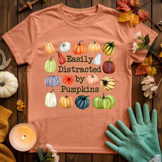 Easily Distracted By Pumpkins T-shirt