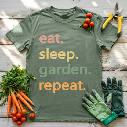 Eat Sleep Garden Repeat T-Shirt