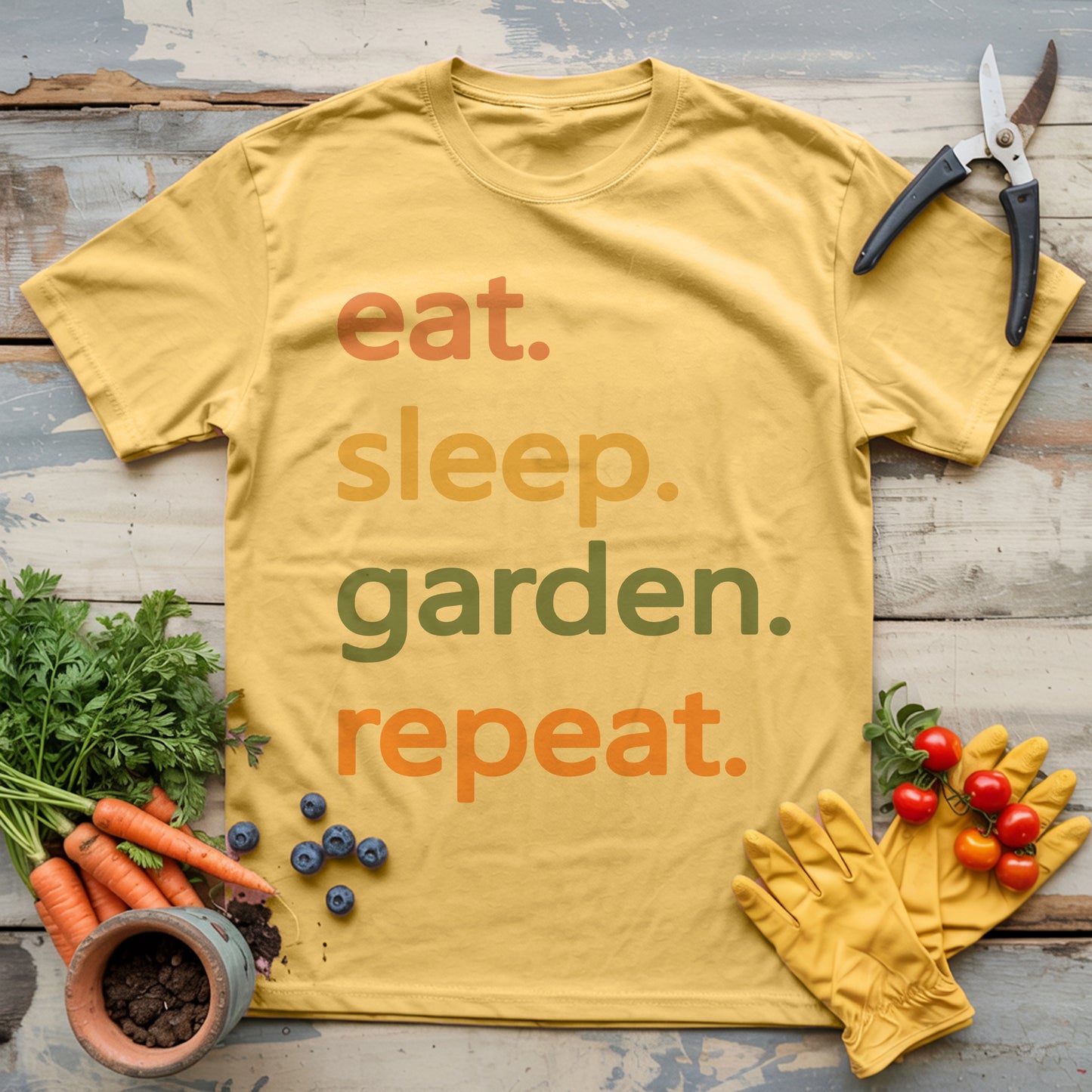 Eat Sleep Garden Repeat T-Shirt