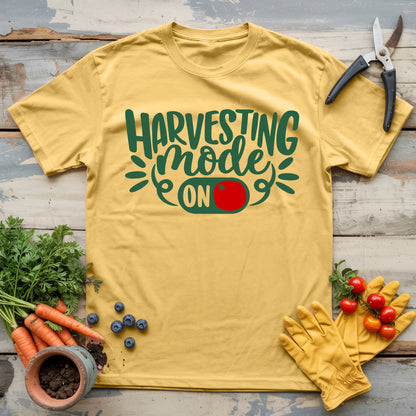 Harvesting Mode On T-Shirt
