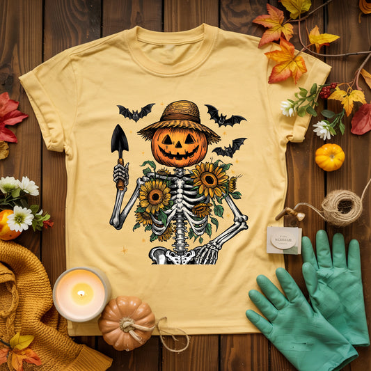 Spooky Gardener Skeleton T-shirt