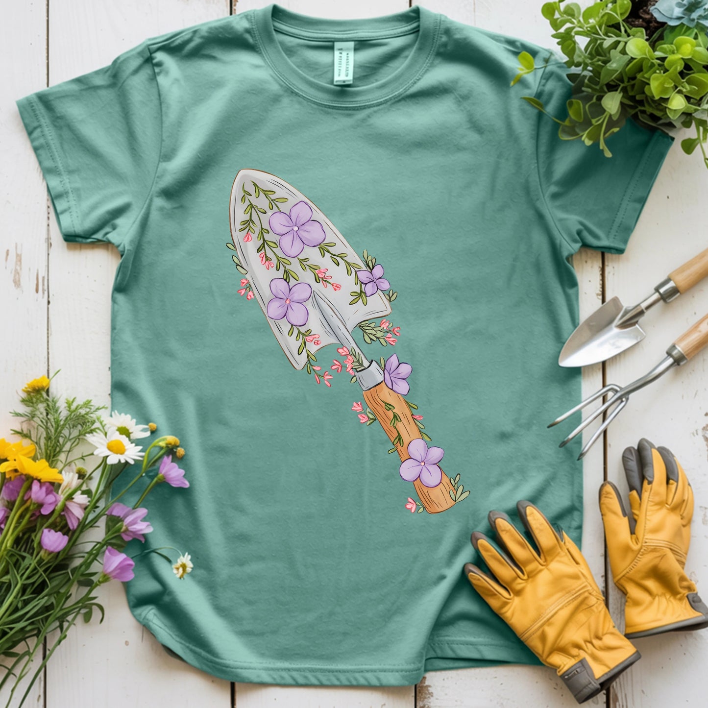 Floral Trowel T-shirt