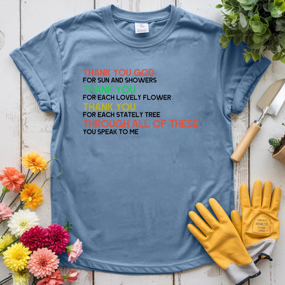 Gardener’s Prayer T-shirt