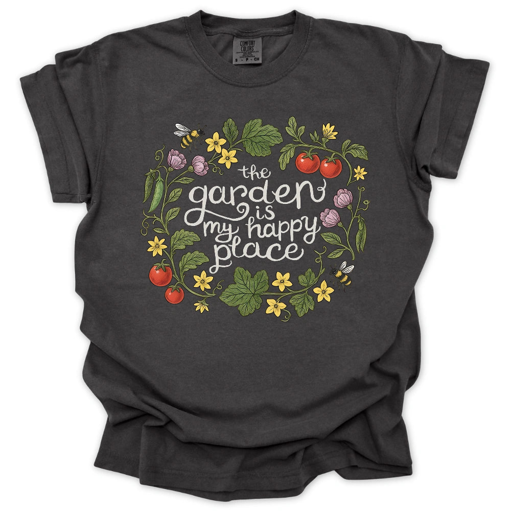 The Garden Is My Happy Place T-Shirt