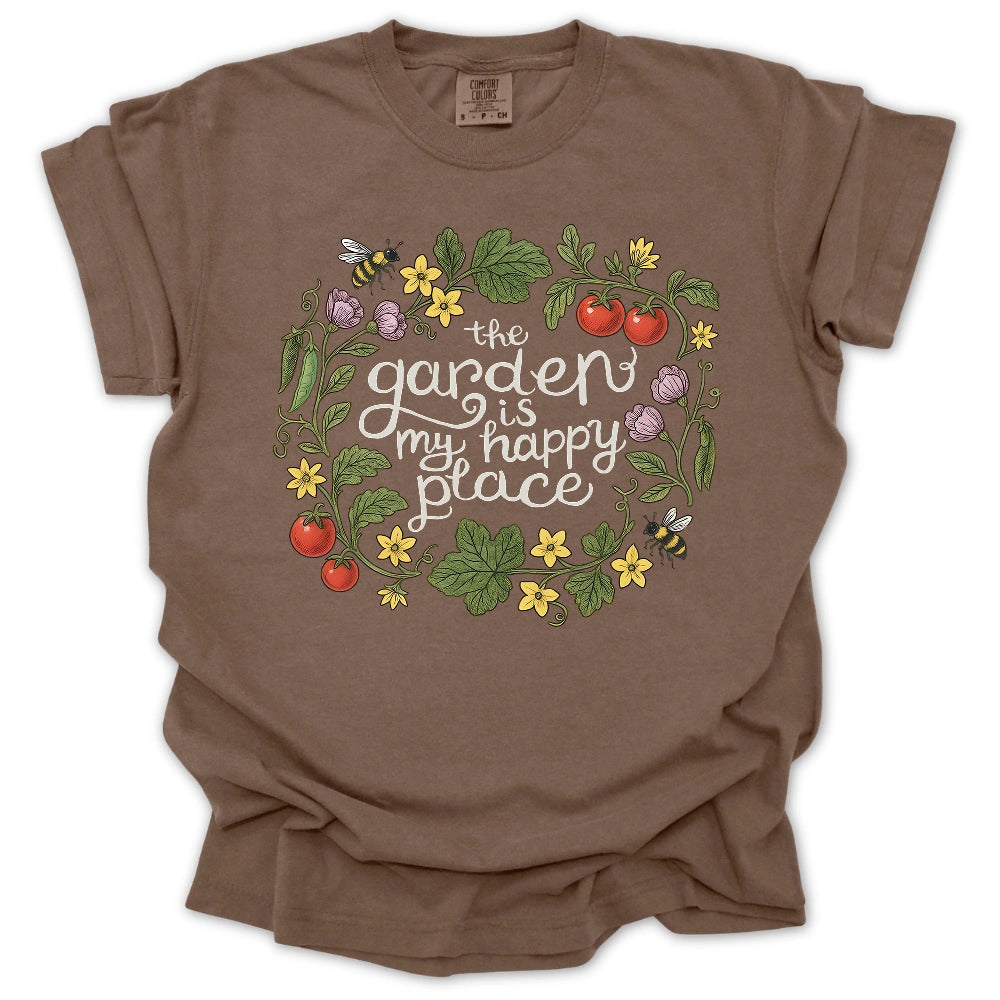 The Garden Is My Happy Place T-Shirt