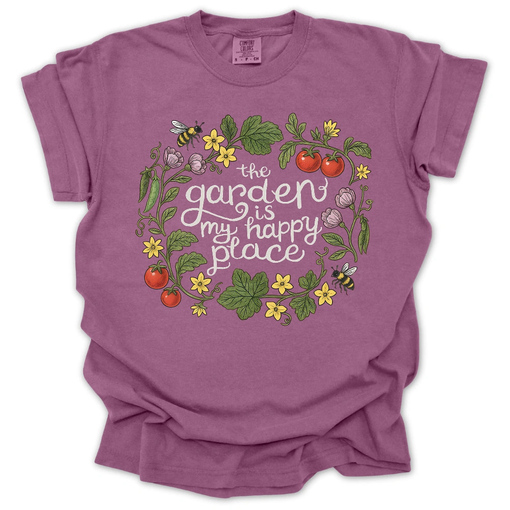 The Garden Is My Happy Place T-Shirt