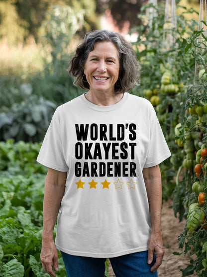 World's Okayest Gardener T-shirt