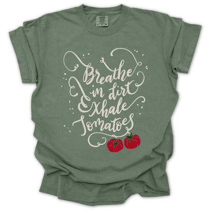 Exhale Tomatoes T-Shirt