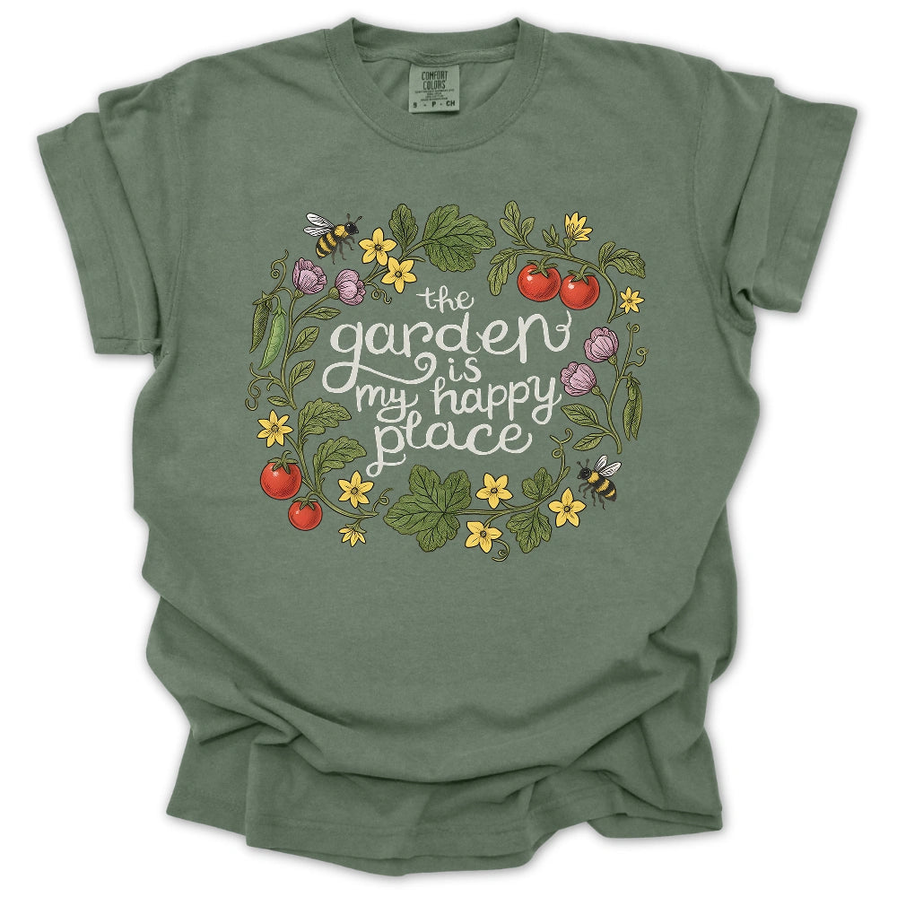 The Garden Is My Happy Place T-Shirt