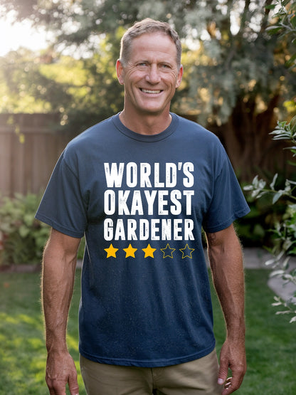 World's Okayest Gardener T-shirt