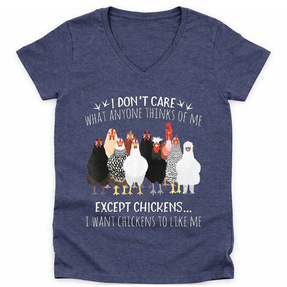 Chicken Approval Lady V-neck