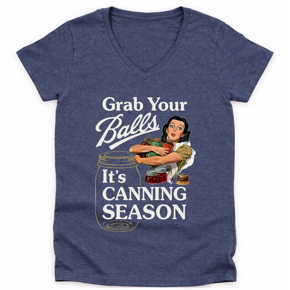 Grab Your Balls Lady V-neck